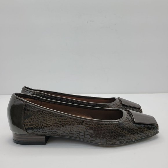 Naturalizer Checker Brown Snake Women's Shoes 778P82 US Size 7 - Picture 4 of 10